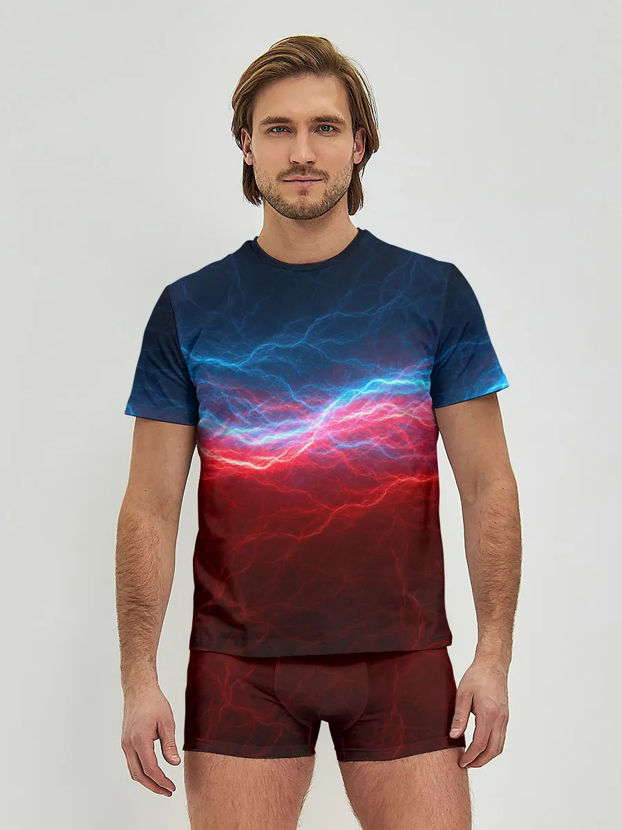 Мужские трусы с футболкой / Огонь и лёд