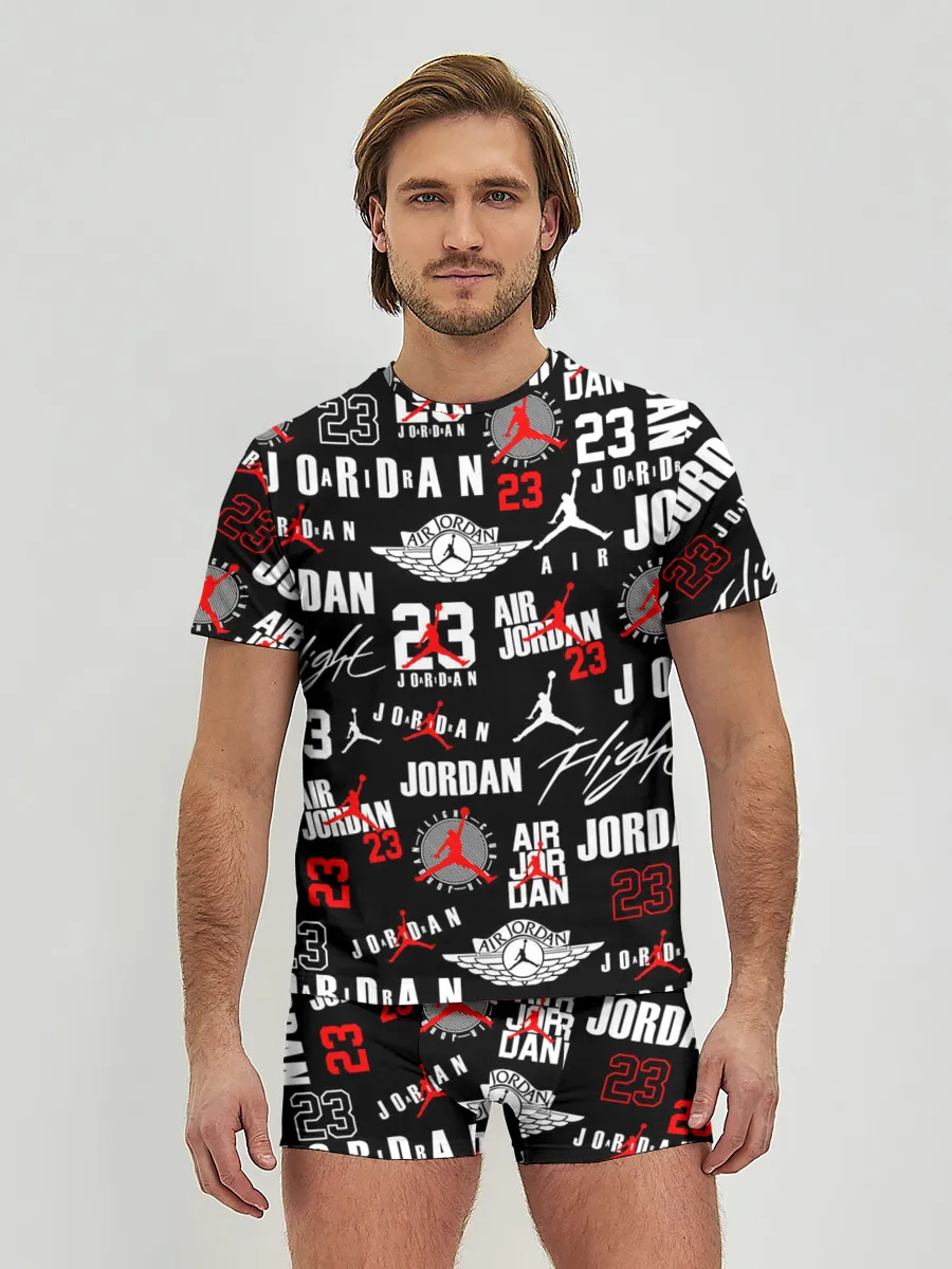 Мужские трусы с футболкой / MICHAEL JORDAN LOGOBOMBING