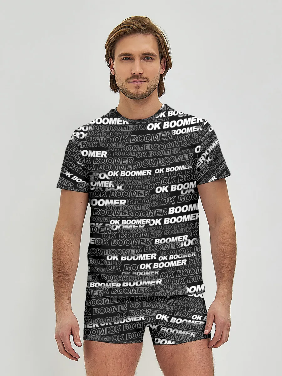 Мужские трусы с футболкой / OK BOOMER
