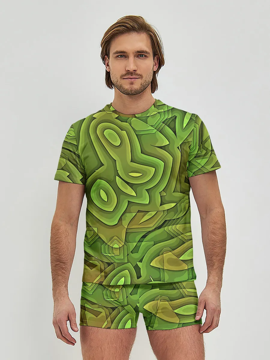 Мужские трусы с футболкой / Необычный камуфляж