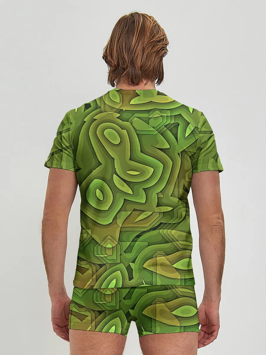 Мужские трусы с футболкой / Необычный камуфляж