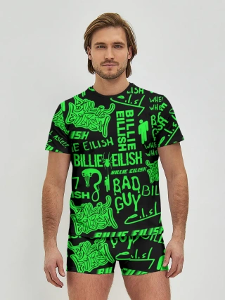 Мужские трусы с футболкой / BILLIE EILISH.