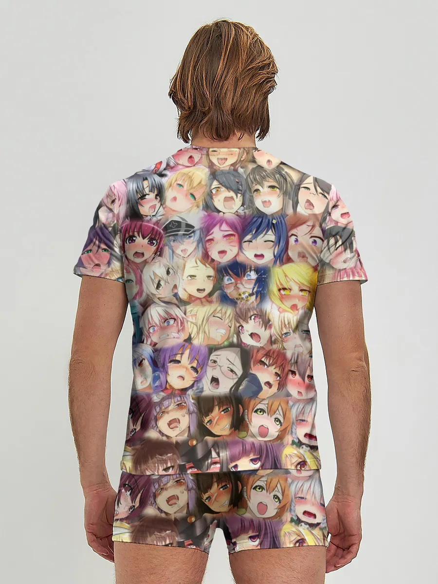 Мужские трусы с футболкой / MANY FACES OF AHEGAO! color