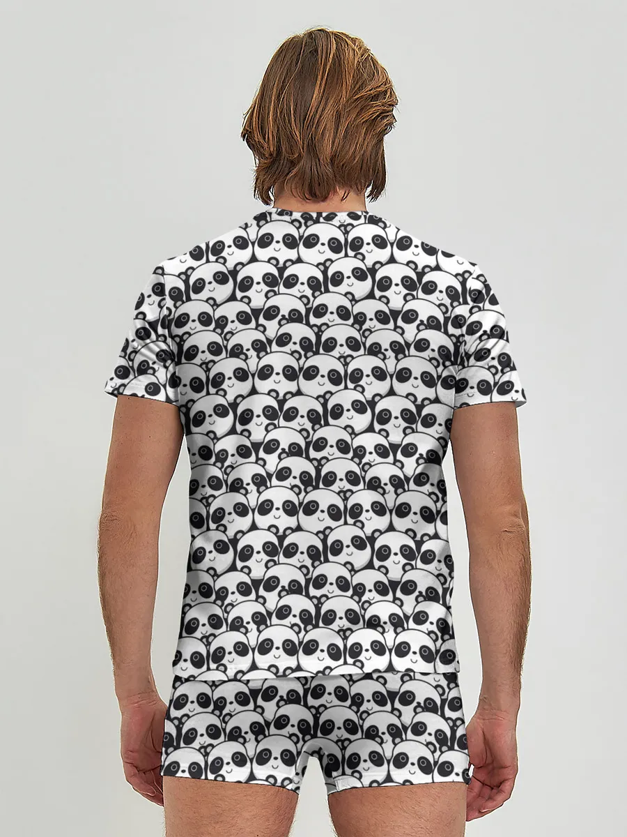 Мужские трусы с футболкой / ПАНДЫ