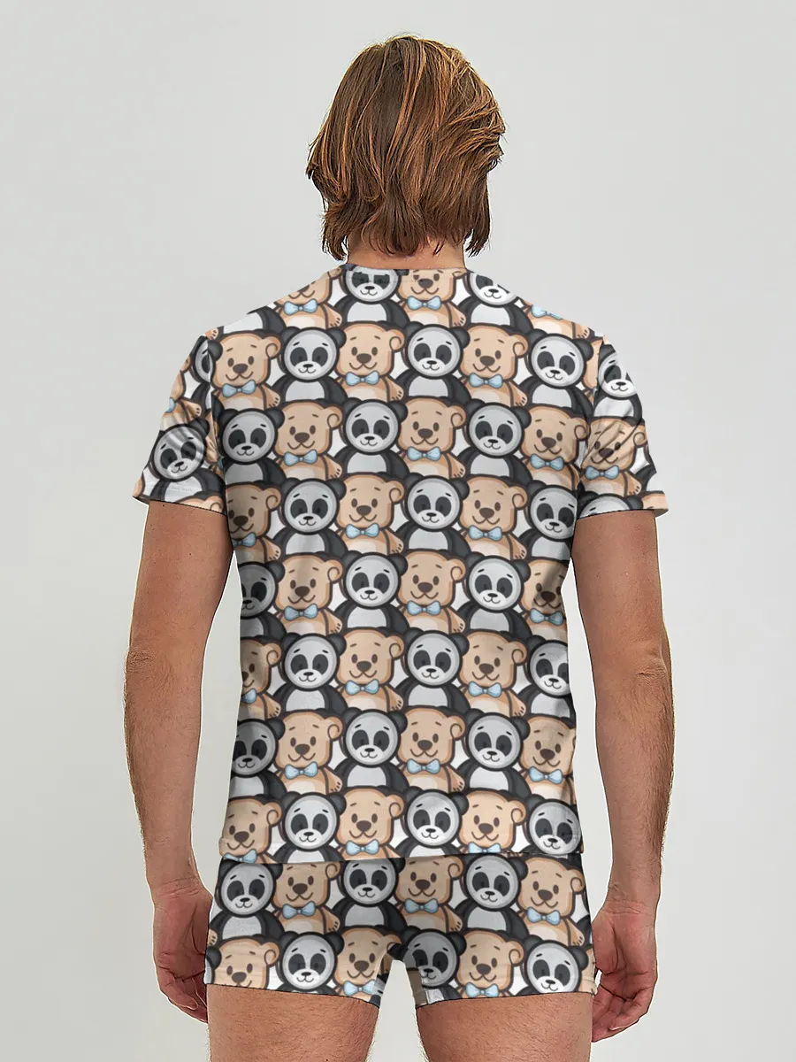 Мужские трусы с футболкой / МИШКИ