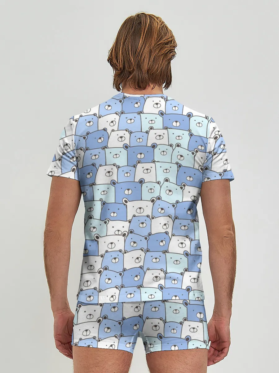 Мужские трусы с футболкой / МИШКИ