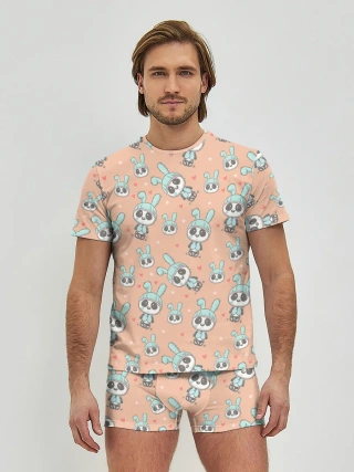 Мужские трусы с футболкой / ЗАЙКИ