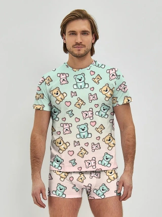 Мужские трусы с футболкой / МИШКИ