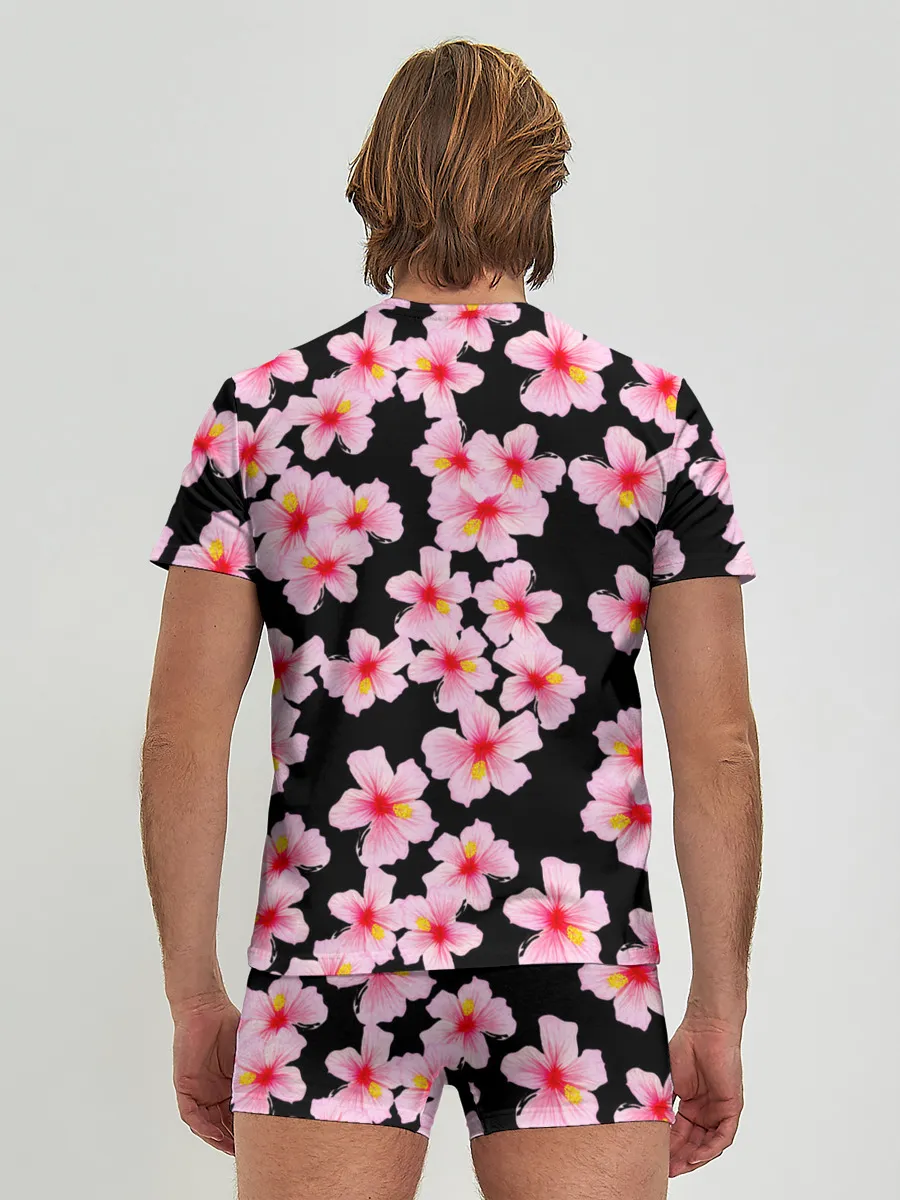 Мужские трусы с футболкой / Цветы желаний