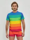 Мужские трусы с футболкой / Радуга | Rainbow