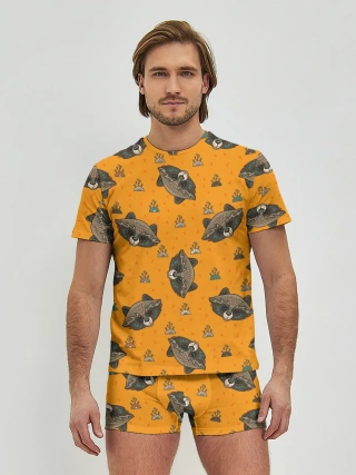 Мужские трусы с футболкой / Енотики