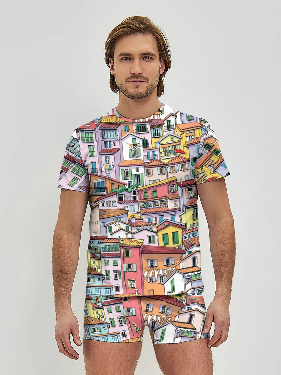 Мужские трусы с футболкой / Ментон Франция