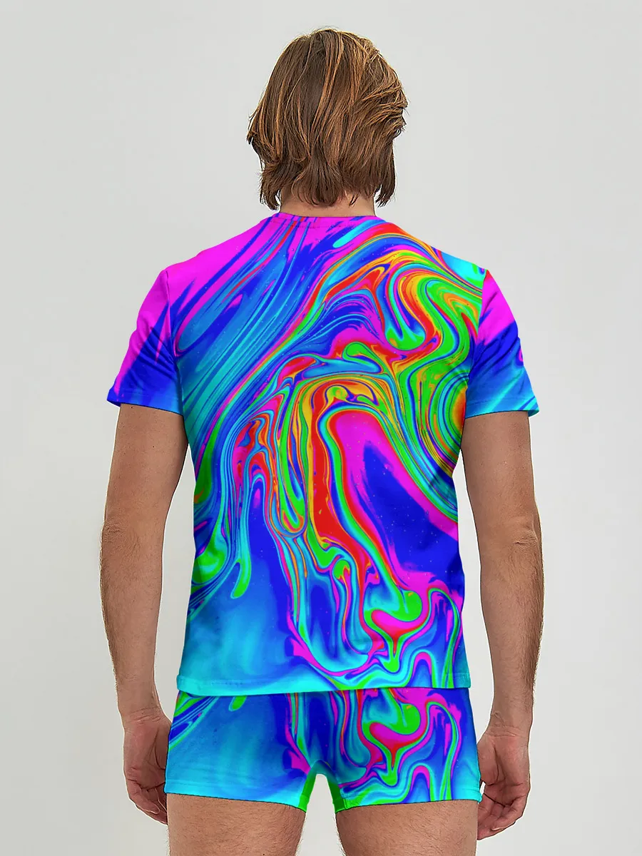 Мужские трусы с футболкой / Краска