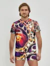 Мужские трусы с футболкой / Абстракция / Психоделика