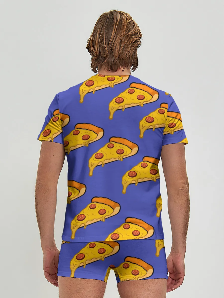 Мужские трусы с футболкой / Кусочки пиццы