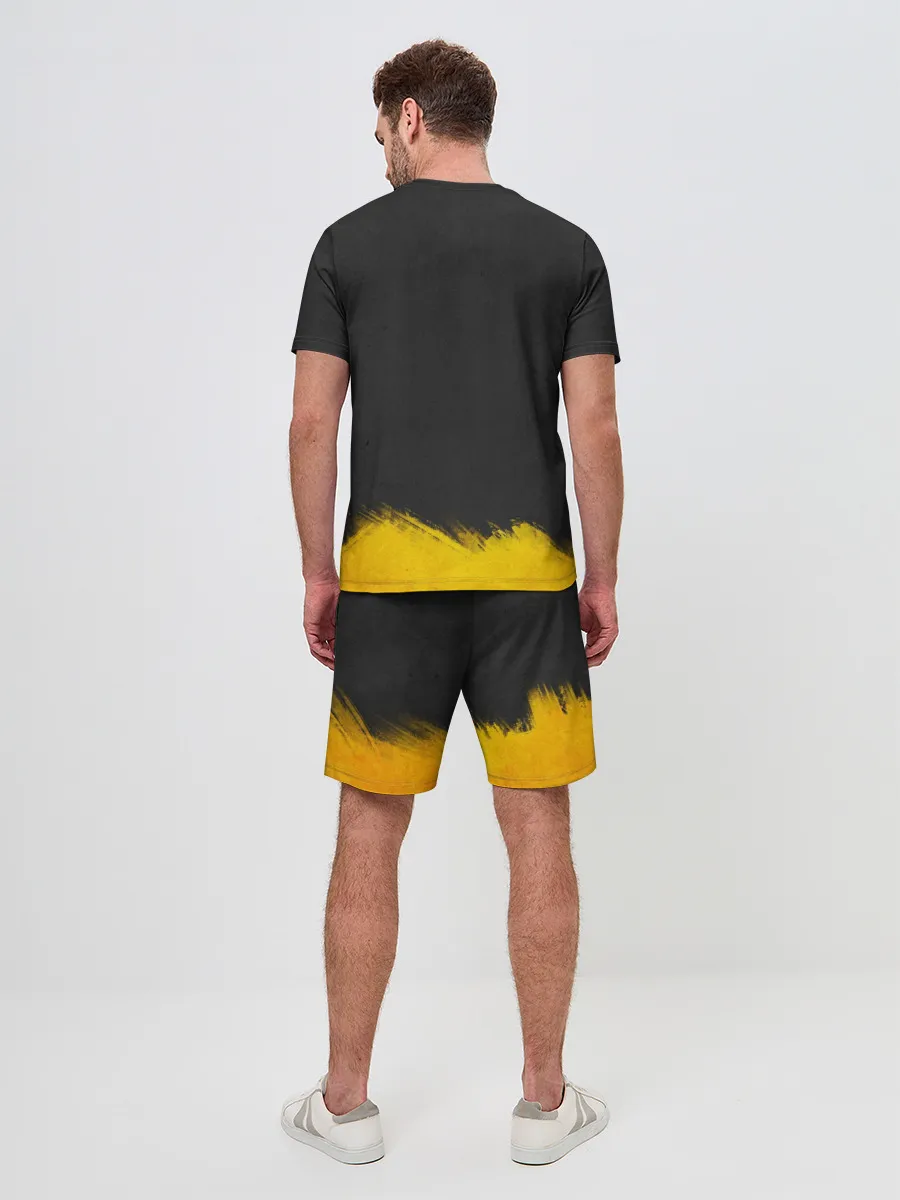 Мужской костюм с шортами / Yellow and Black Armenia