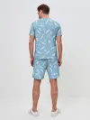 Мужской костюм с шортами / Чайки в небе паттерн