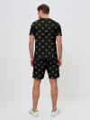 Мужской костюм с шортами / Золотые пчелы паттерн