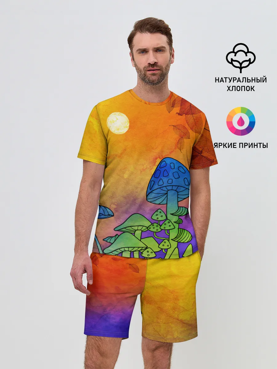 Мужской костюм с шортами / Заколдованный лес