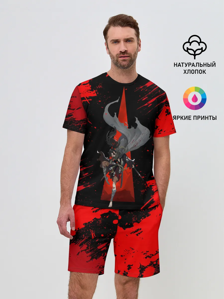 Мужской костюм с шортами / Хяккимару | Dororo | Дороро