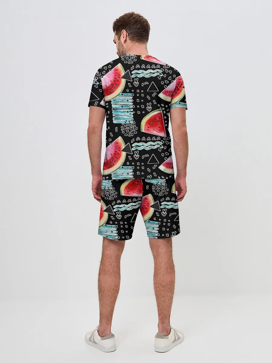 Мужской костюм с шортами / сладкий арбуз