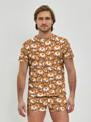 Мужские трусы с футболкой / Попки Корги