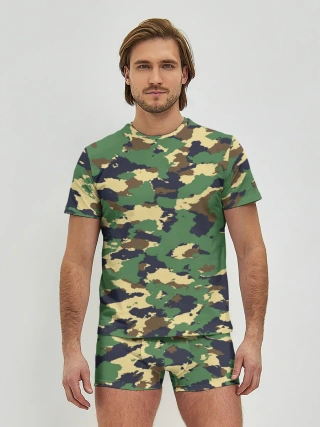 Мужские трусы с футболкой / КАМУФЛЯЖ