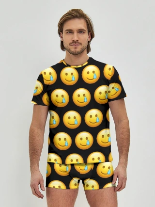 Мужские трусы с футболкой / New Emoji