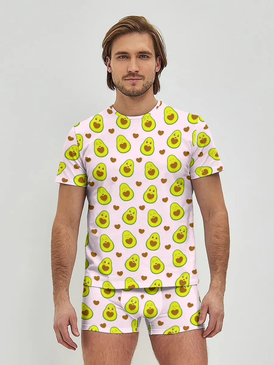 Мужские трусы с футболкой / АВОКАДО