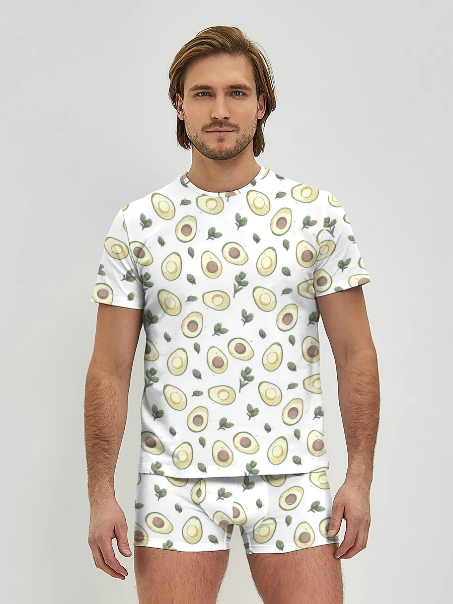 Мужские трусы с футболкой / АВОКАДО