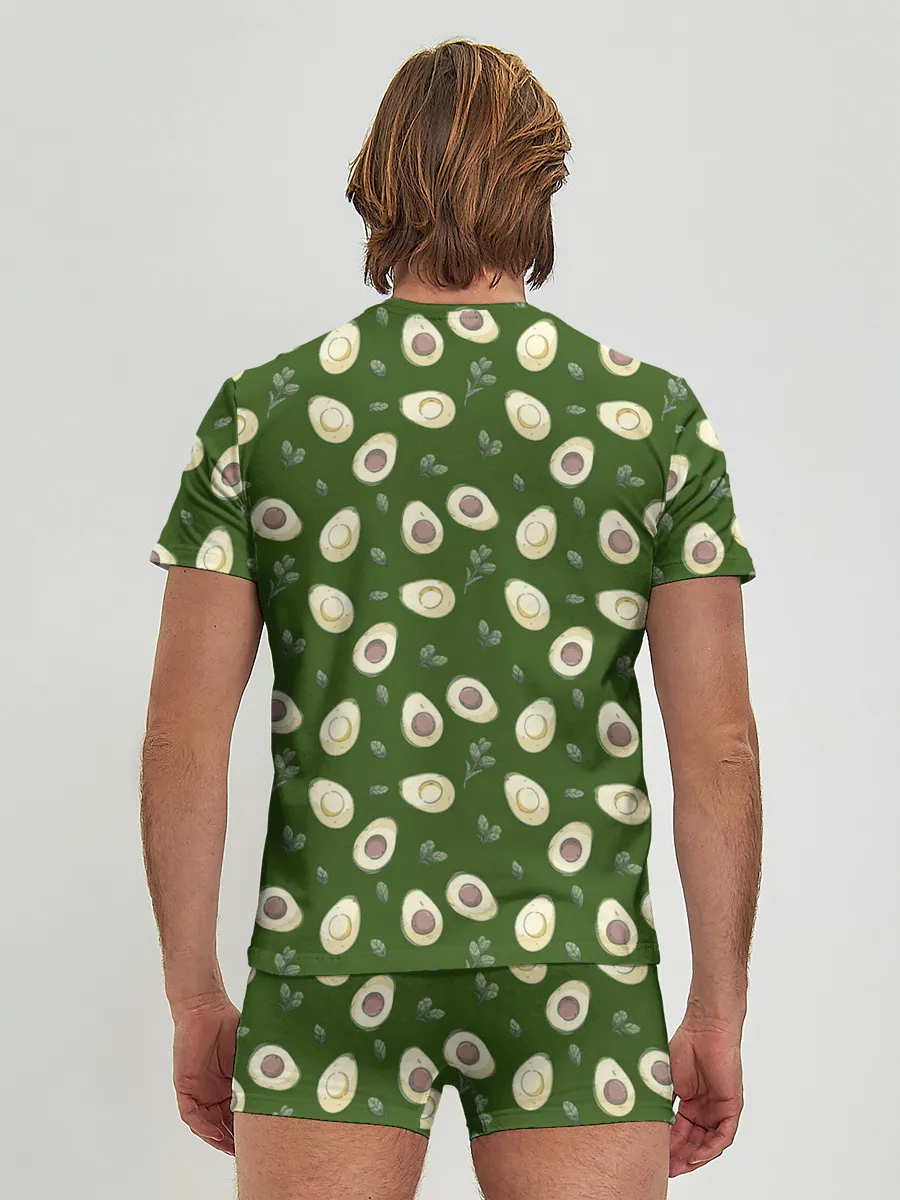 Мужские трусы с футболкой / АВОКАДО