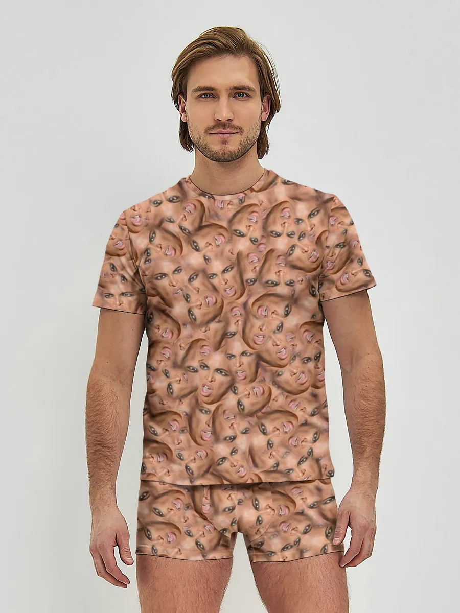 Мужские трусы с футболкой / Бейонсе