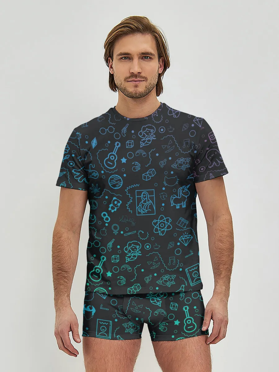 Мужские трусы с футболкой / NEON