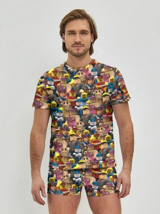 Мужские трусы с футболкой / ROBLOX