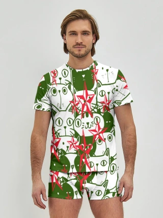 Мужские трусы с футболкой / КИСЫ