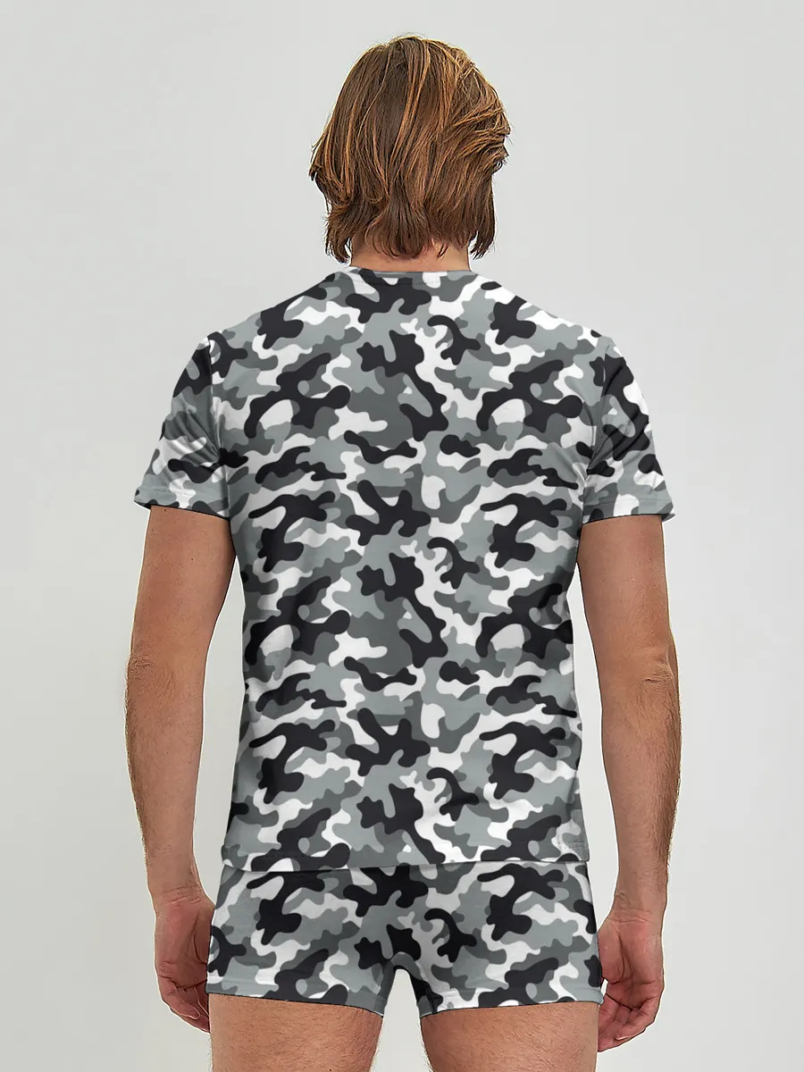 Мужские трусы с футболкой / Камуфляж