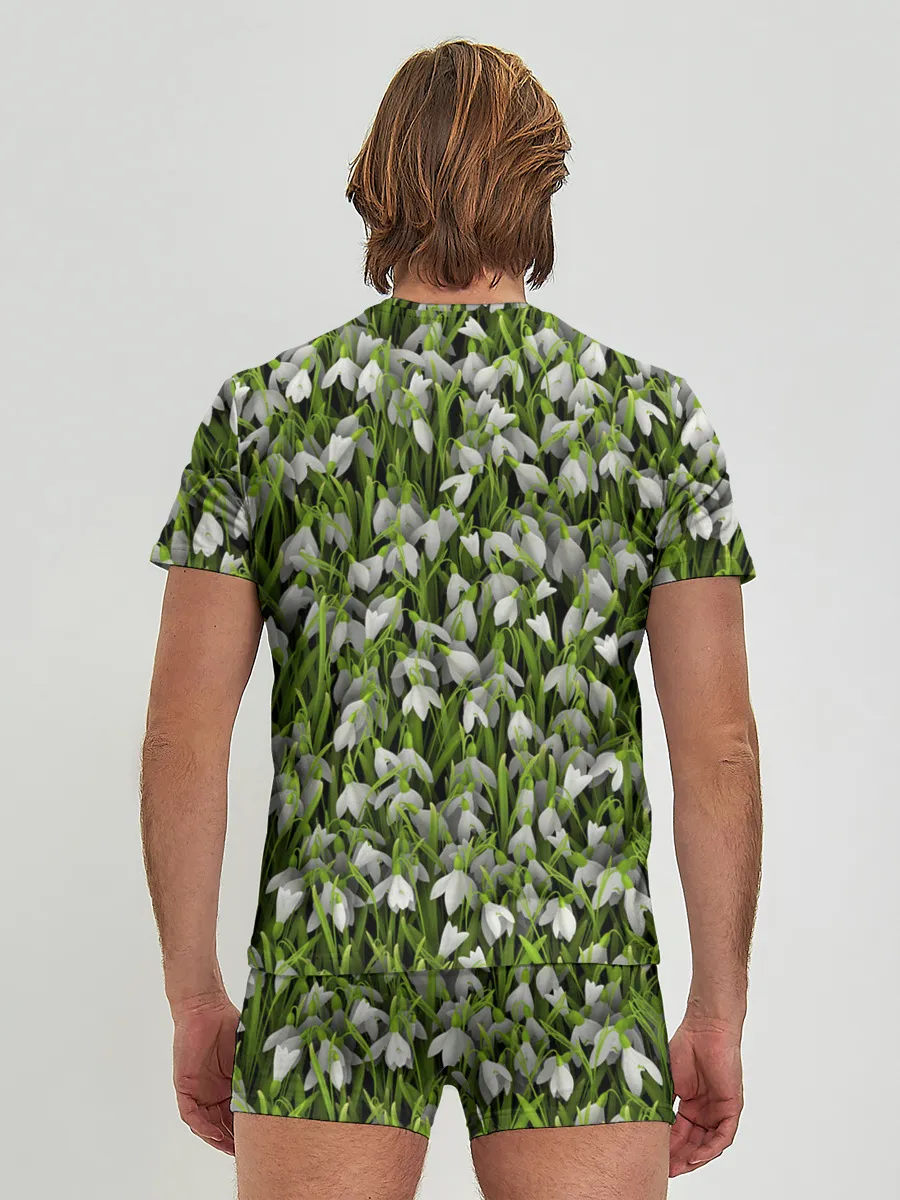 Мужские трусы с футболкой / Подснежники