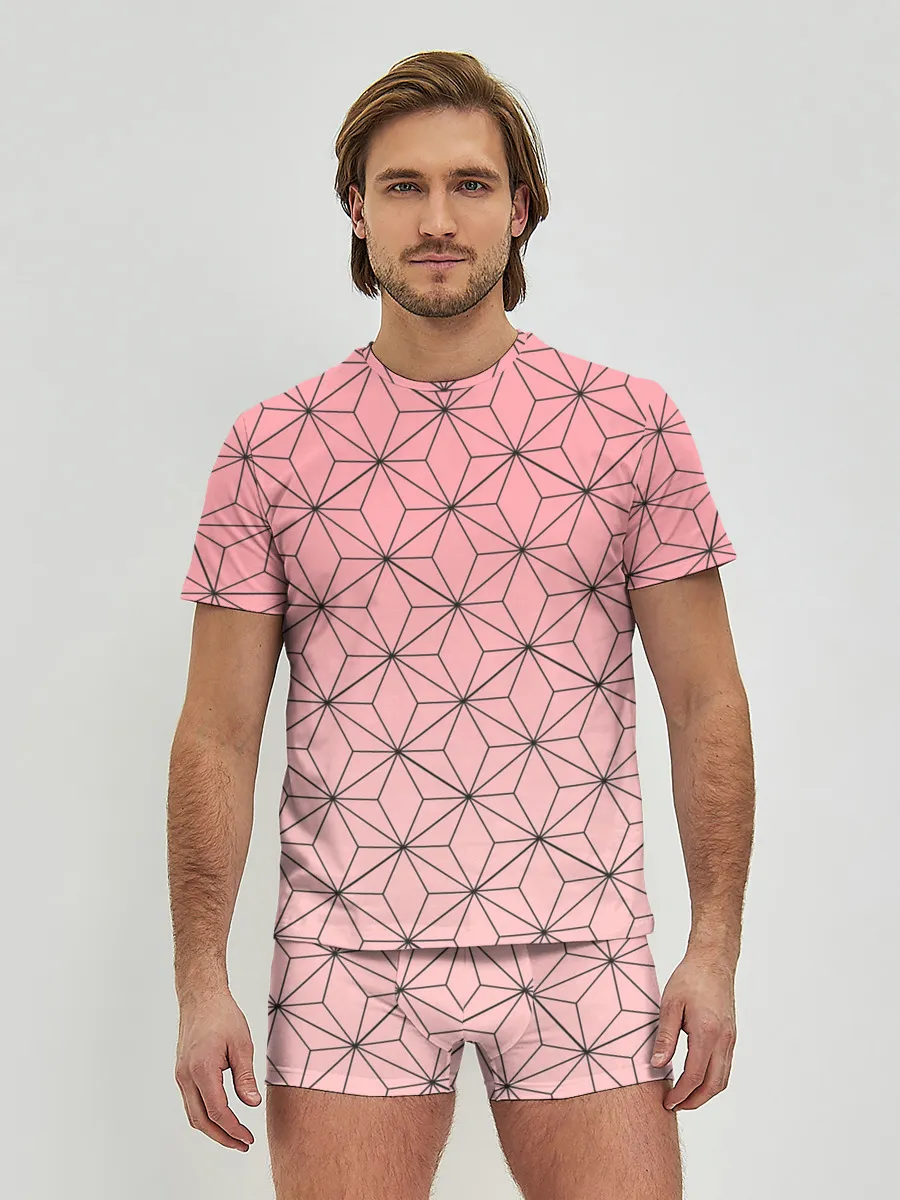 Мужские трусы с футболкой / NEZUKO KAMADO | KIMETSU NO YAIBA