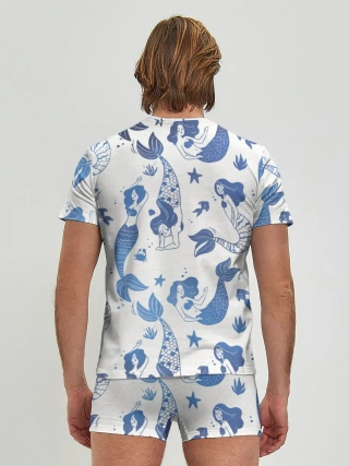 Мужские трусы с футболкой / Мир русалок