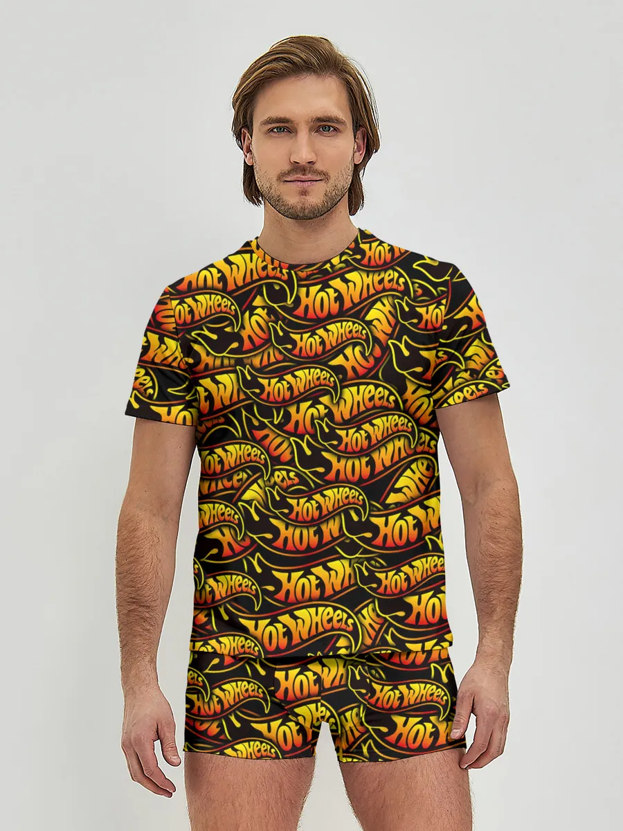 Мужские трусы с футболкой / Hot Wheels