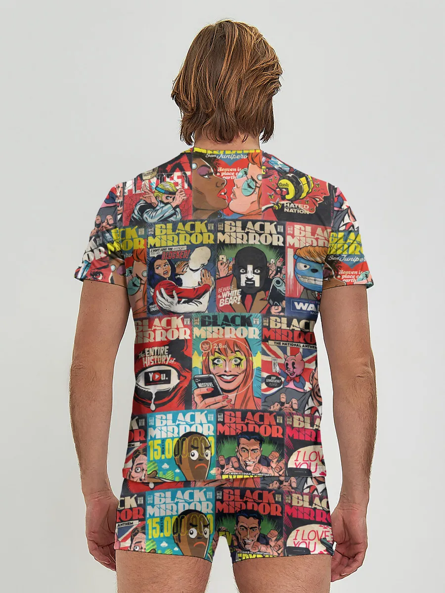 Мужские трусы с футболкой / ЧЕРНОЕ ЗЕРКАЛО