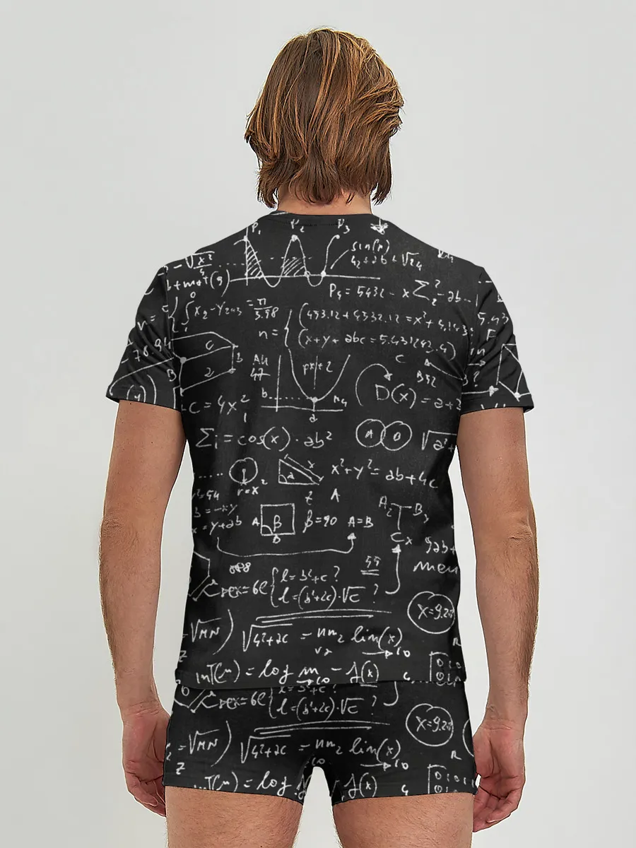 Мужские трусы с футболкой / Математические формулы