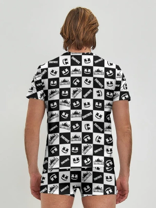 Мужские трусы с футболкой / Fortnite&Marshmello