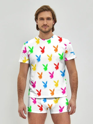 Мужские трусы с футболкой / PLAYBOY | ПЛЕЙБОЙ