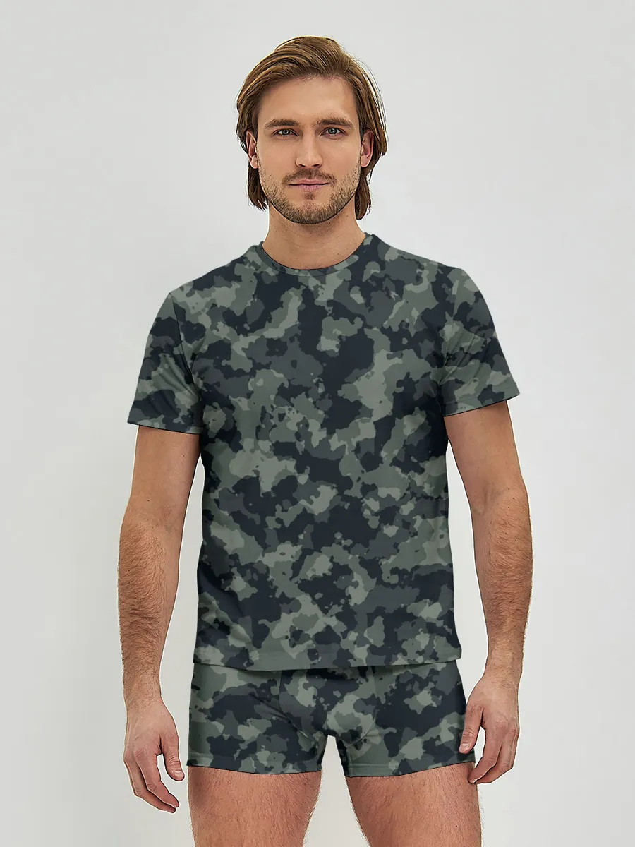 Мужские трусы с футболкой / Камуфляж