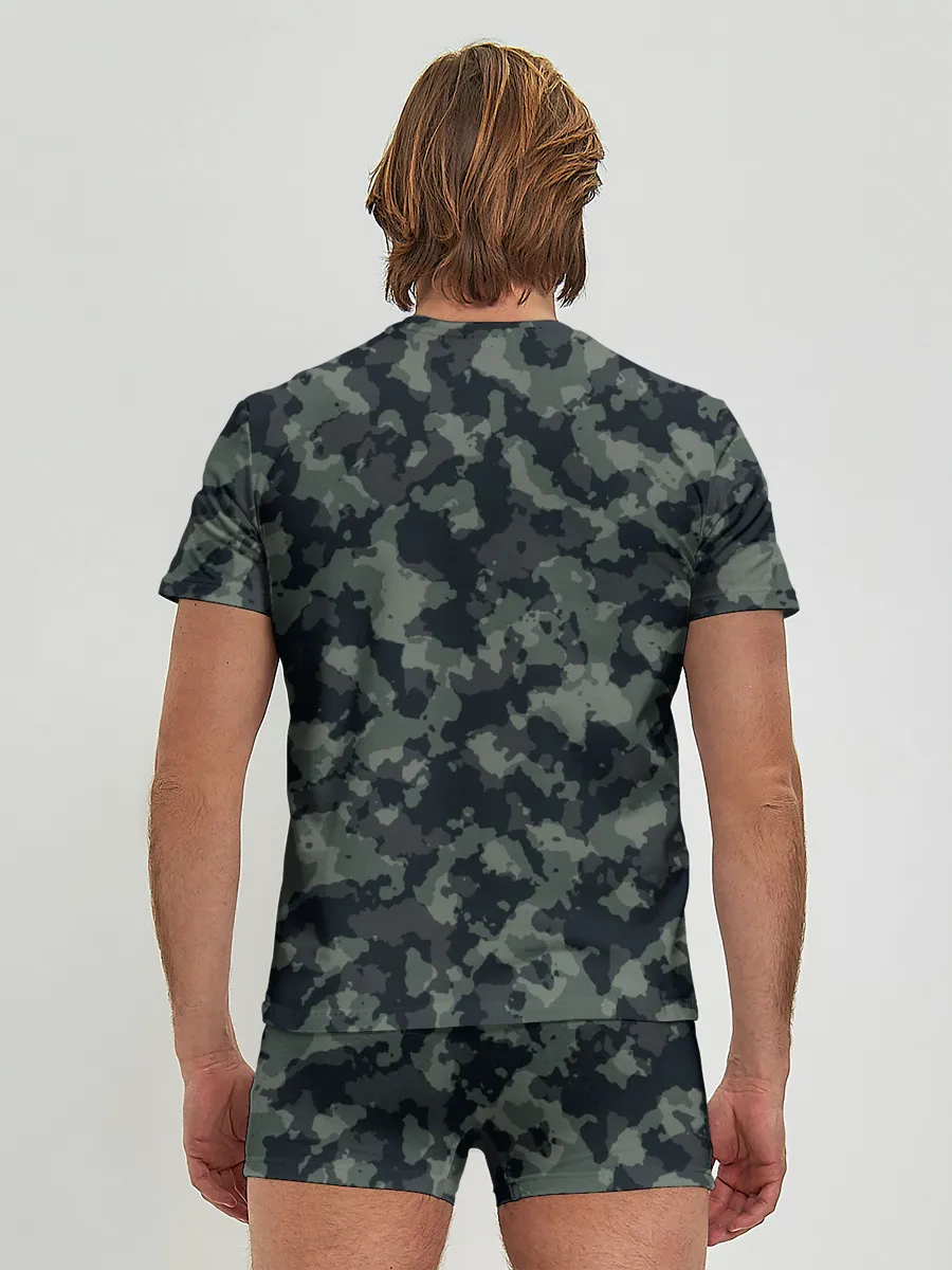 Мужские трусы с футболкой / Камуфляж