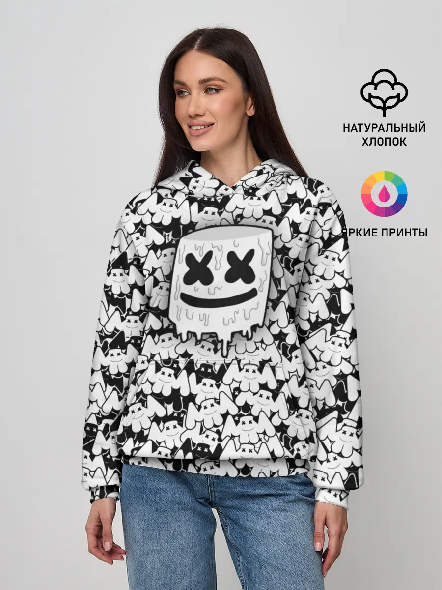 Женское худи / MARSHMELLO