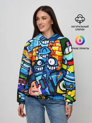 Женское худи / GRAFFITI EXCLUSIVE