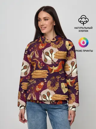 Женское худи / Русские блины