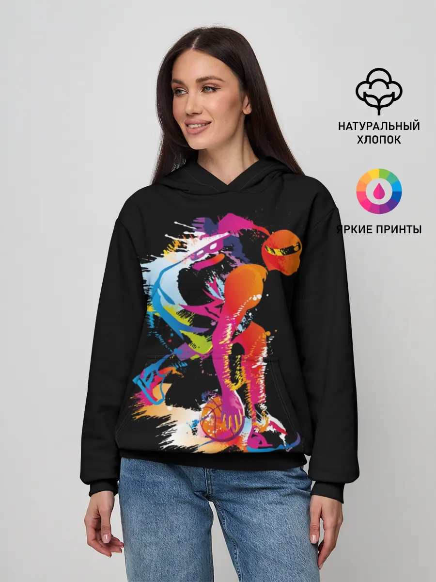 Женское худи / Баскетбол